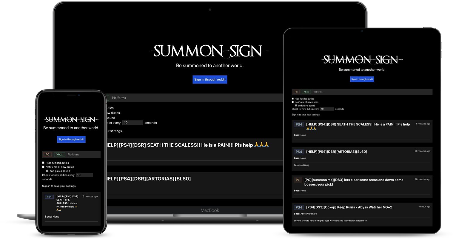 Preview of Summon Sign
